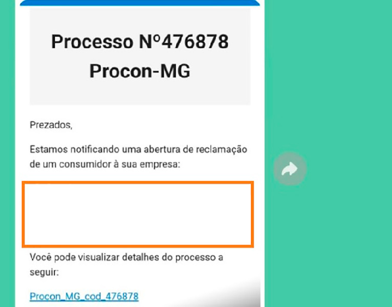 Procon-MG faz alerta contra falsa notificação e risco de golpe