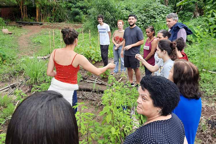 projeto de extensao do grupo GEA divulgacao colegio polivalente