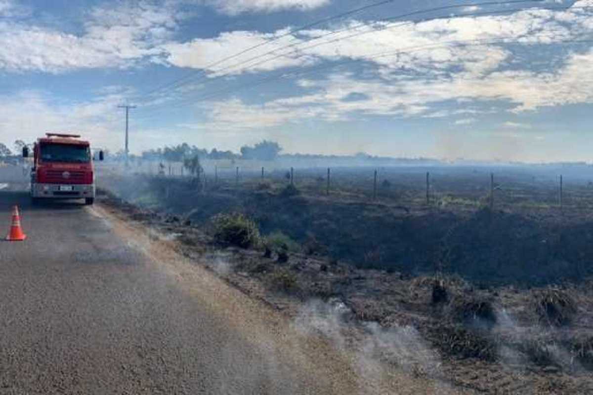 Os principais ocorreram nas BRs 365 e 364. Casos na área rural foram mais recorrentes entre maio e junho (Corpo de Bombeiros/Divulgação)