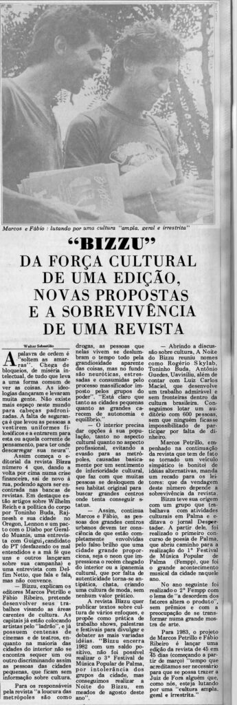 Recorte-matéria-sobre-a-Revista-Bizzu---edição-17-de-dezembro-de-1982