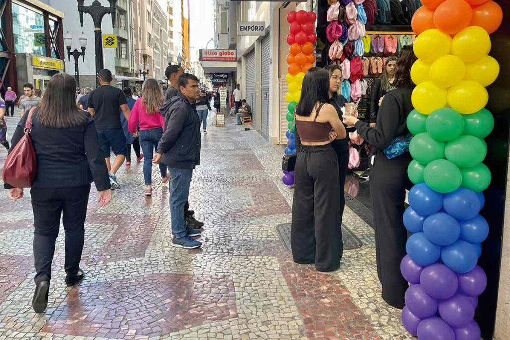 preparação para o Rainbow Fest