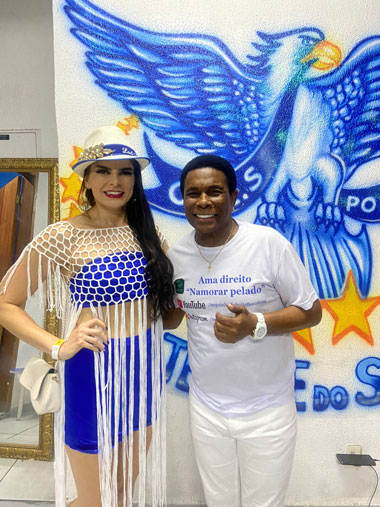 Ludmilla Abreu e Neguinho da Beija Flor 040923 enviada pela Giglia