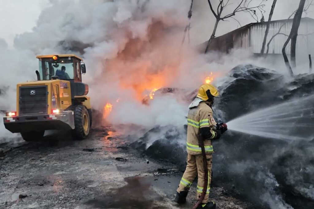 incendio Rio Pomba 3 divulgacao corpo de bombeiros