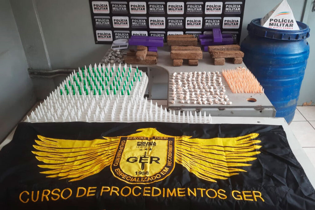 cocaína apreendida