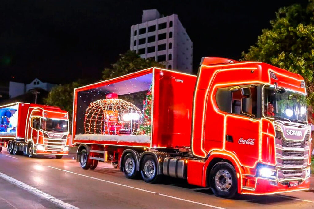 caravana de natal coca capa