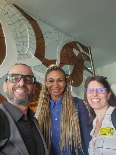 Kadinho Leite Raquel Pedercini e Iziane Marque JF POR AI Reunioes em Brasilia 151223 enviada pela Giglia 1