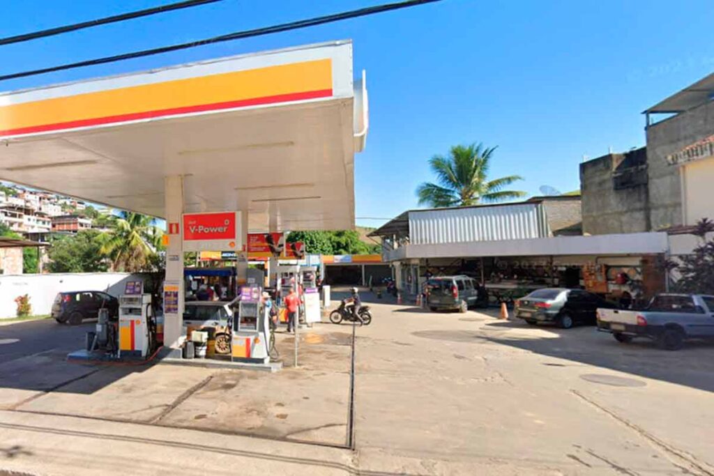 Posto assaltado em Caraguaes Reproducao google maps