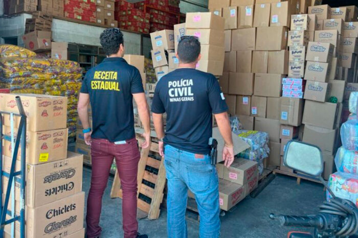 distribuidora de bebidas recebe visita da civil