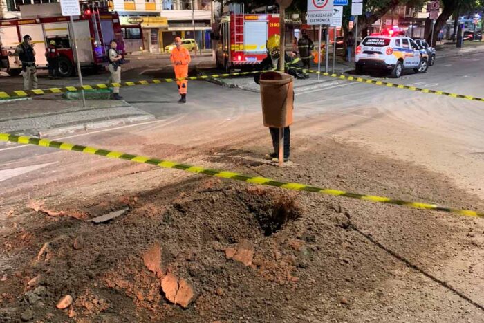 Vazamento de gas Andradas Corpo de Bombeiros