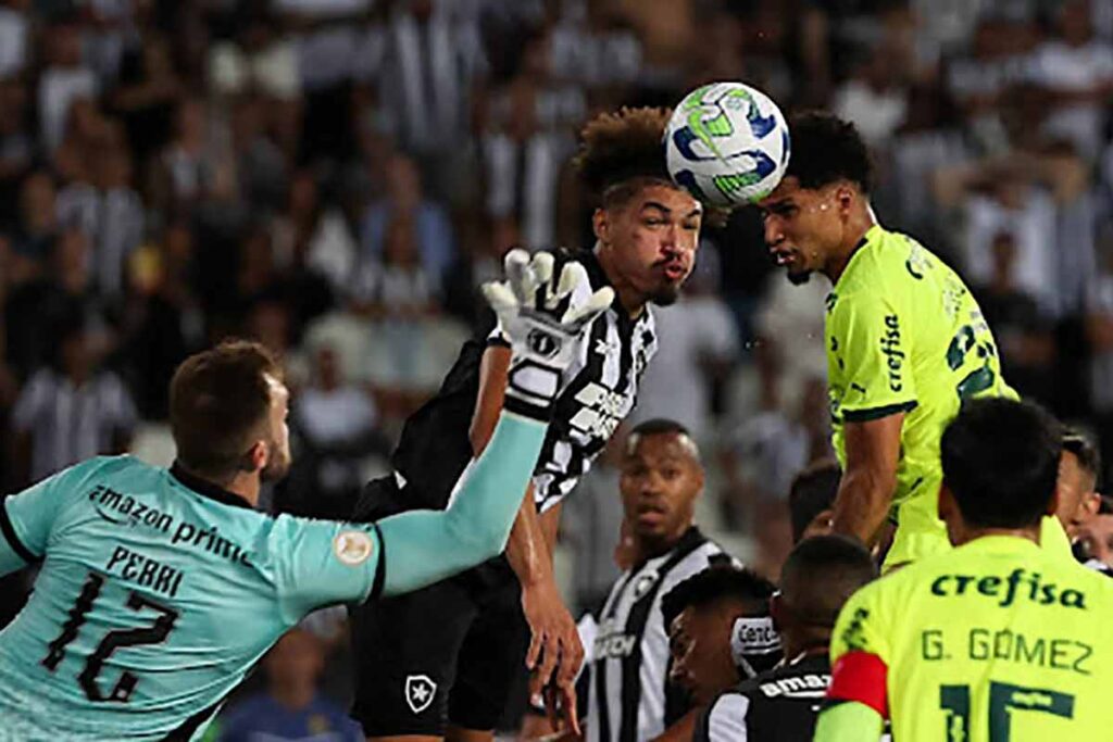 botafogo e palmeiras cesar greco palmeiras