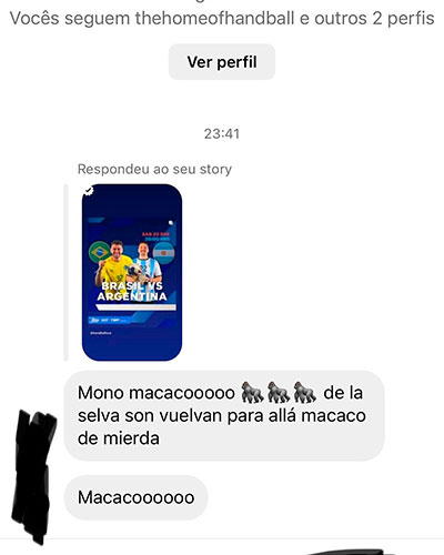 racismo handebol thiagus by reproducao instagram editada