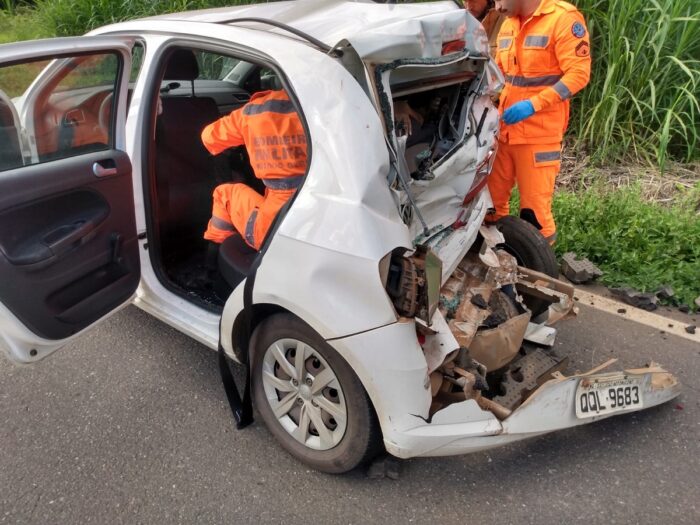 Acidente BR 267 Corpo de Bombeiros