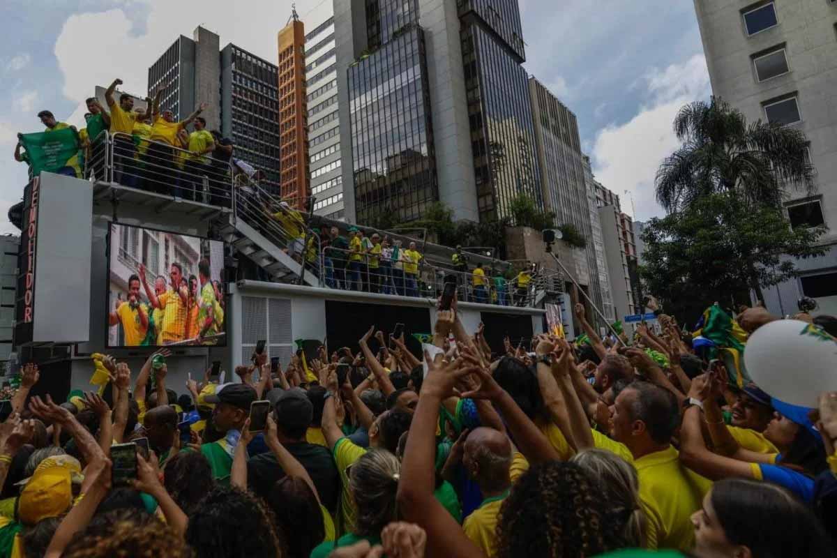 ato bolsonaro paulista foto Marcelo Chello Especial Metropoles