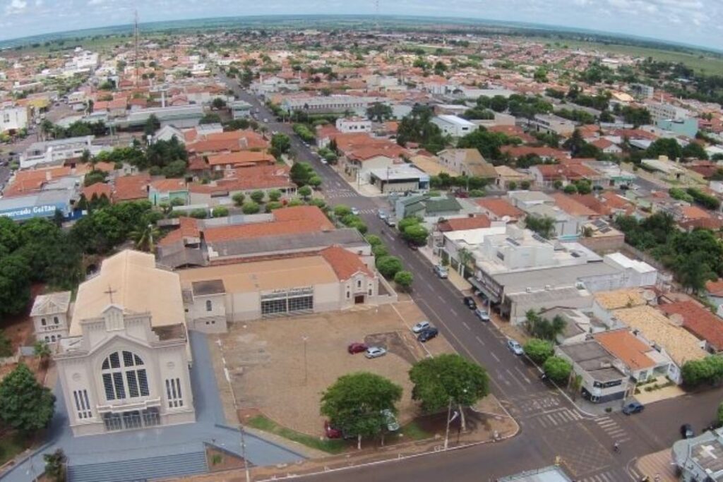 Imagem aérea de Iturama-MG