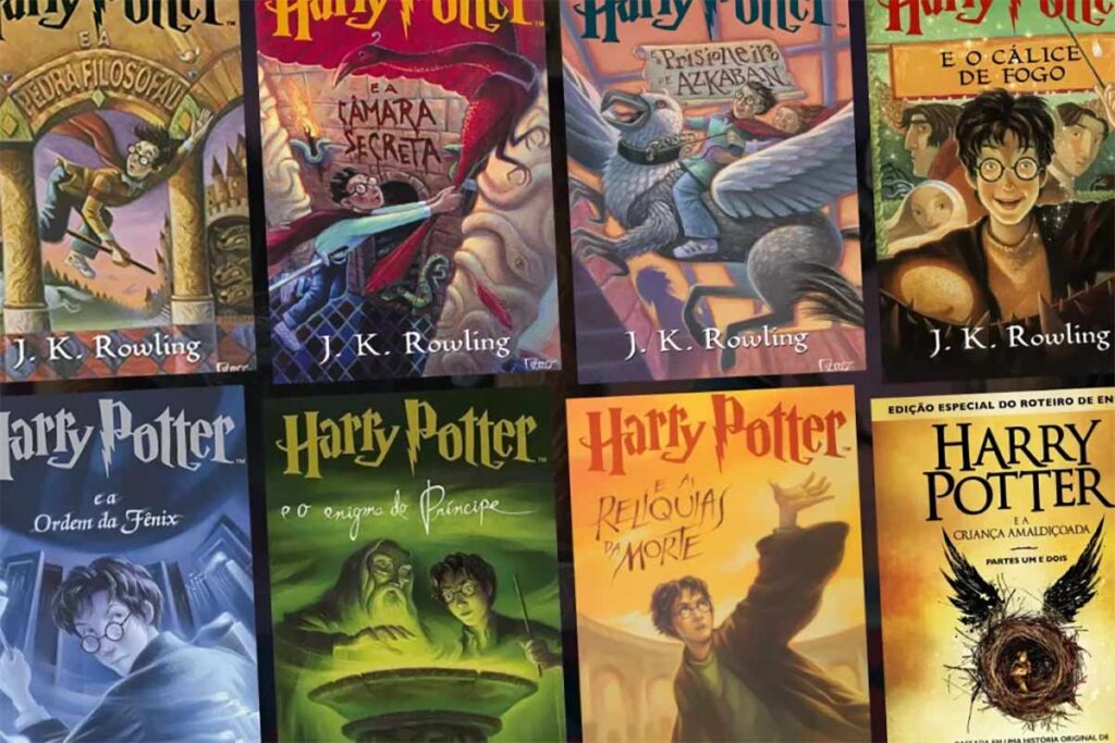 livros harry potter divulgacao