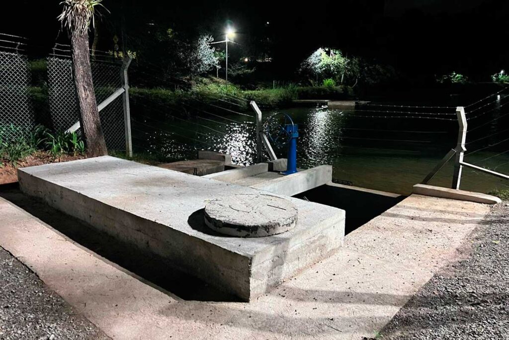 Novo vertedouro do Parque da Lajinha é inaugurado