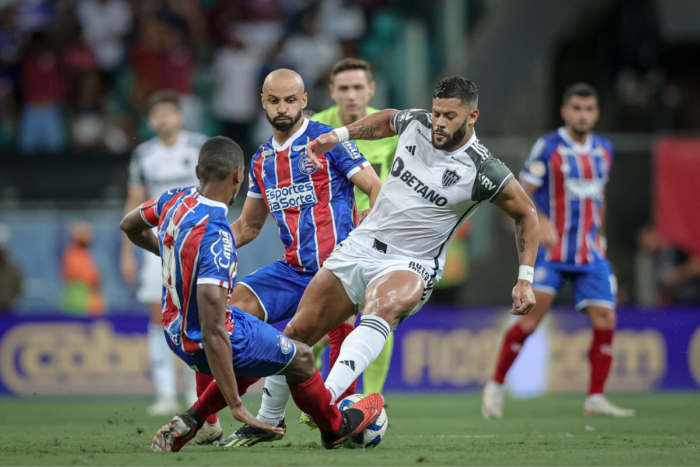 Imagem da partida entre Atlético Mineiro x Bahia, pela 38° rodada do Campeonato Brasileiro de 2023