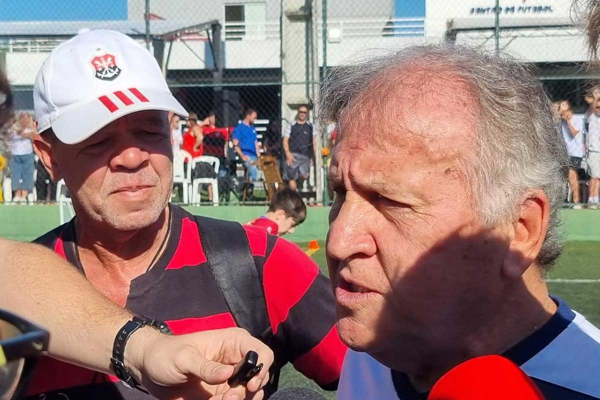 Ze e Zico.jpg. Foto Leonardo Costa