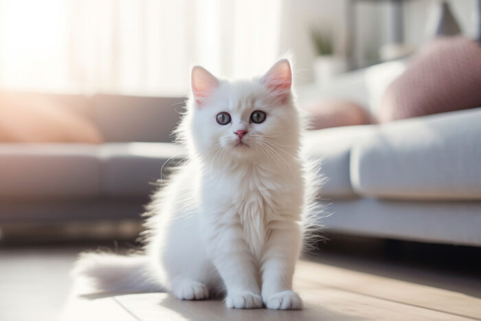 gato branco by freepik