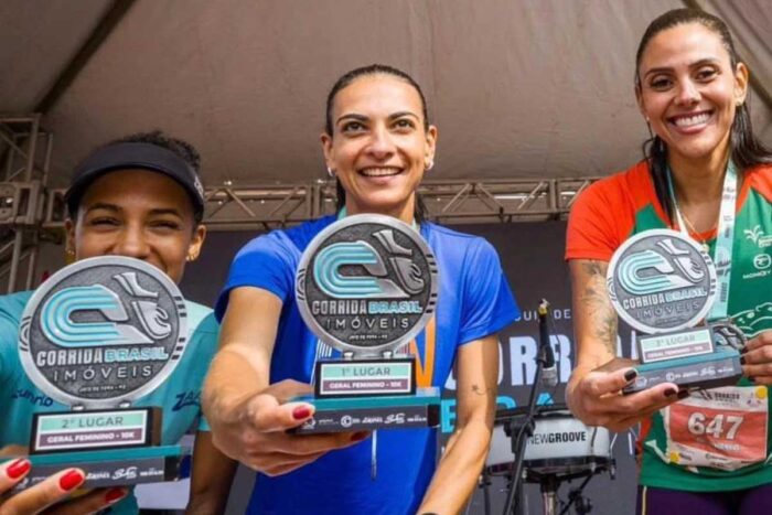 Maria Aparecida Souza venceu no feminino (Foto: Divulgação)