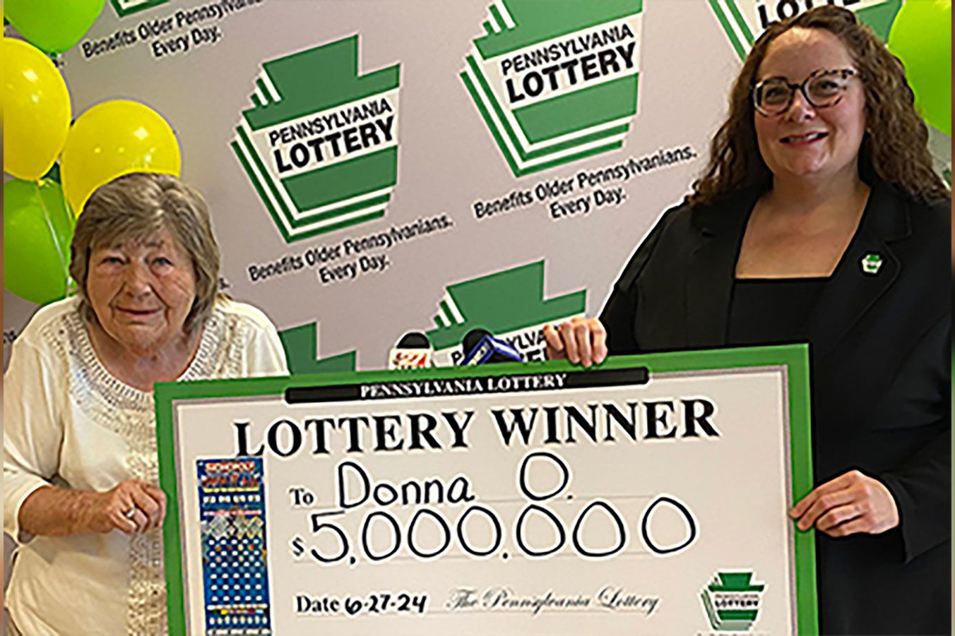 mulher ganha loteria câncer