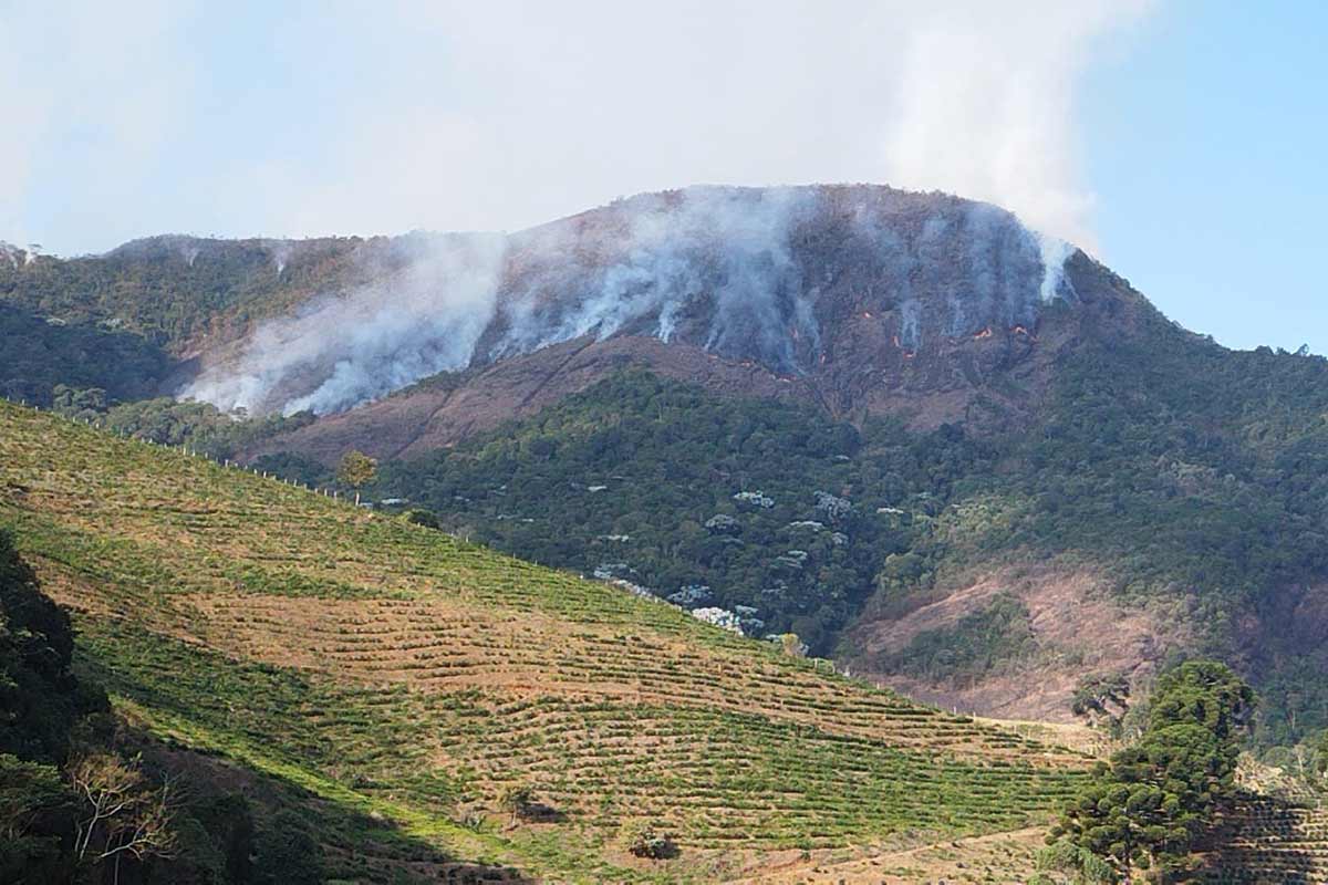 incendio serra do brigadeiro 2 divulgacao corpo de bombeiros