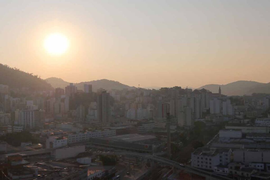 Tempo clima, previsão calor