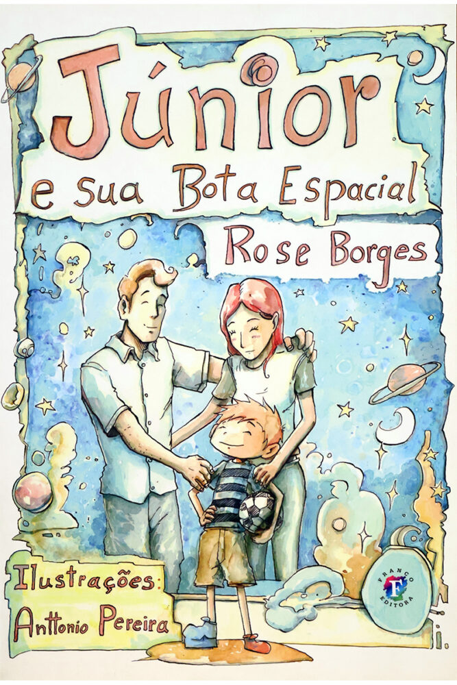 Junior e sua bota espacial