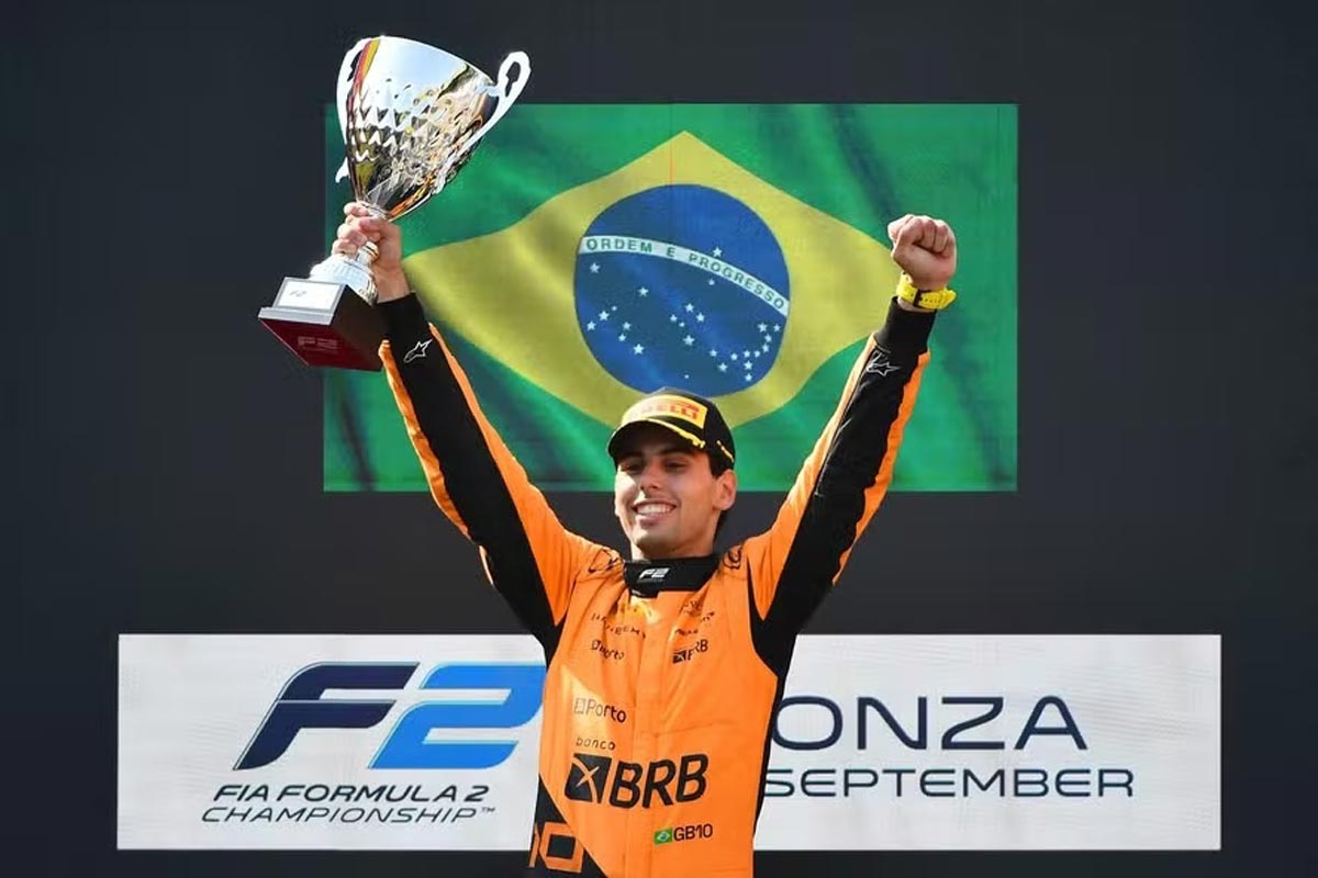 Gabriel Bortoleto vitoria Formula 2 Foto Divulgacao F2