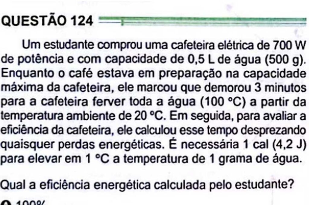 enem questao de fisica foto reproducao redes sociais dest