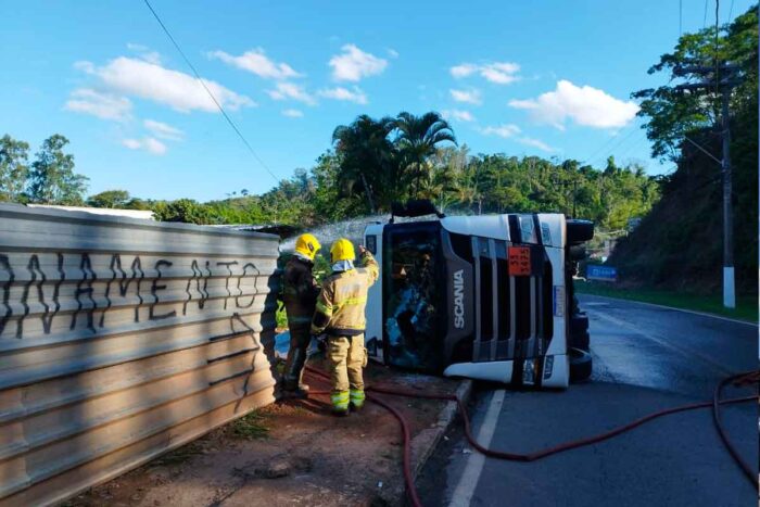 tombamento de combustivel bombeiros