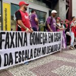 Ato unificado faz manifestação contra escala 6x1, privatizações e outras pautas