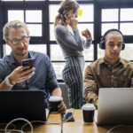 group diverse people having business meeting 1