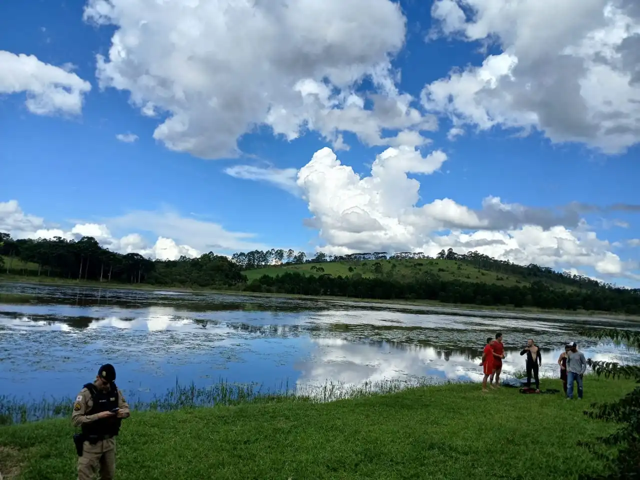 Idoso morre afogado em represa no Campo das Vertentes