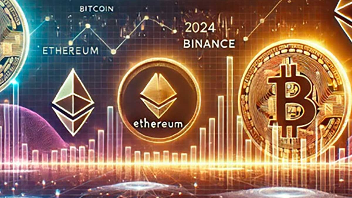 3 maiores capitalizações de 2024: criptomoedas em alta