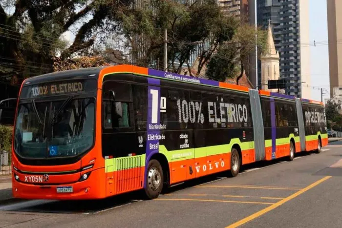 Volvo onibus eletricos Brasil foto Volvo