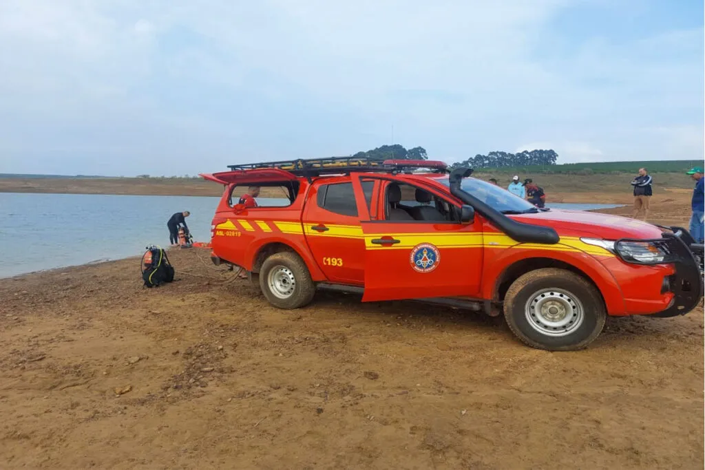 afogamento represa - bombeiros