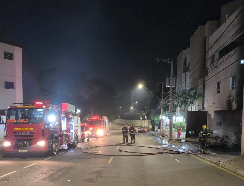 incendio carro eletrico cascatinha foto bombeiros 2