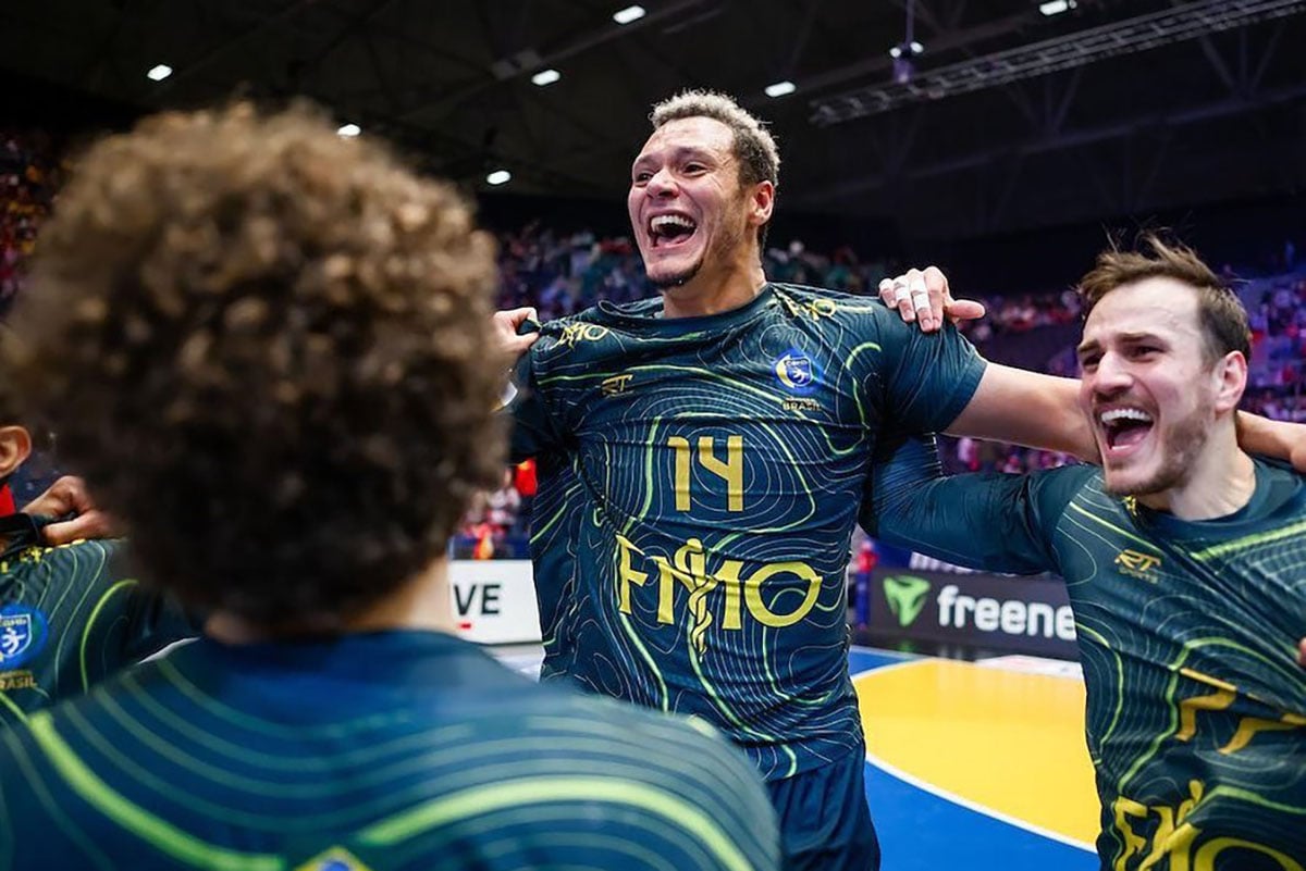 “A gente sabia do nosso potencial”: Juiz-forano da Seleção Brasileira de handebol celebra campanha no Mundial