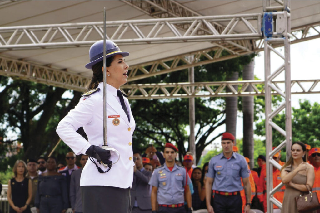 Coronel Jordana, primeira mulher a comandar o CBMMG