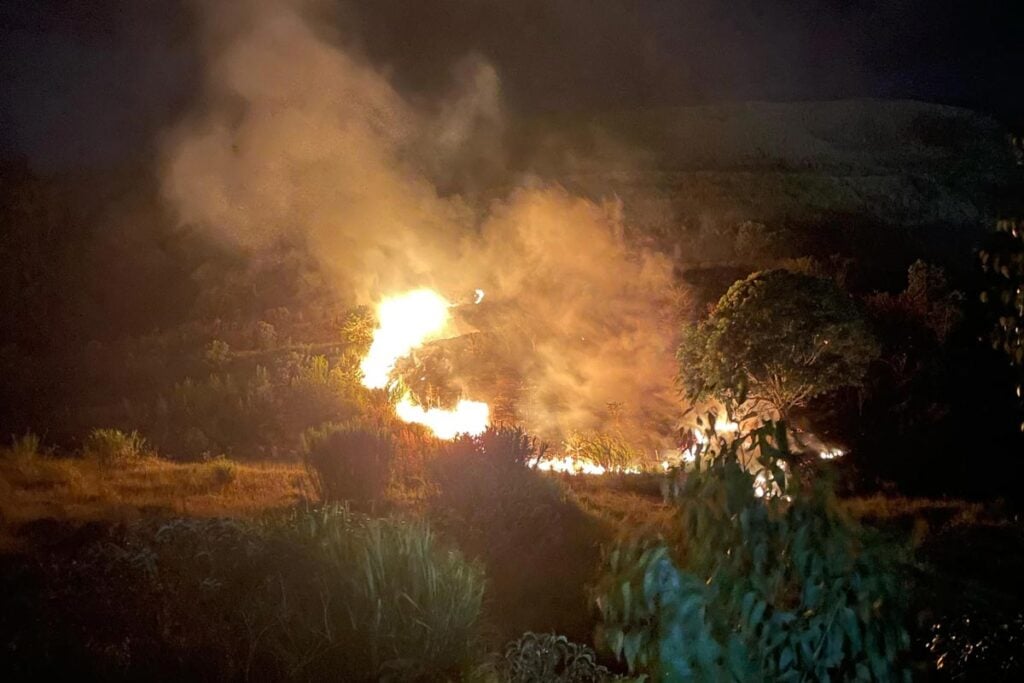 incendio juiz de fora santo antonio foto bombeiros 2