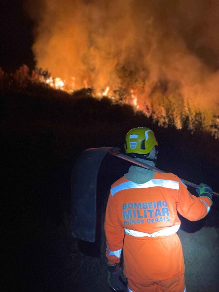 incendio juiz de fora santo antonio foto bombeiros