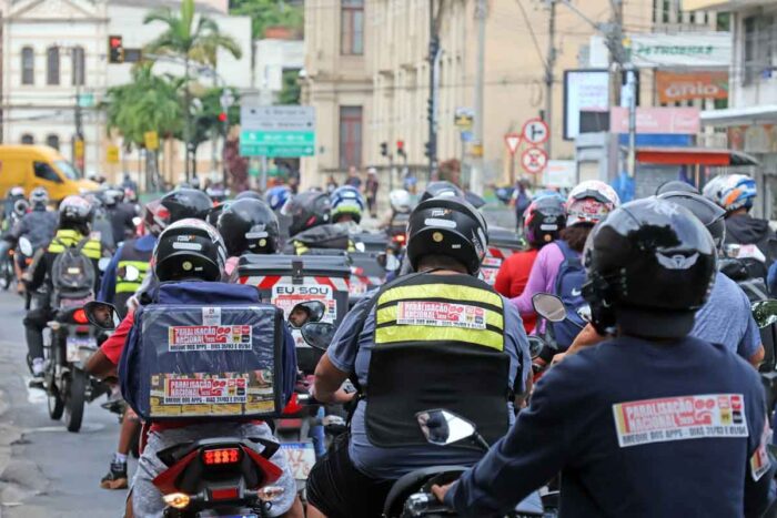 Trabalhadores por aplicativo anunciam paralisação em Juiz de Fora
