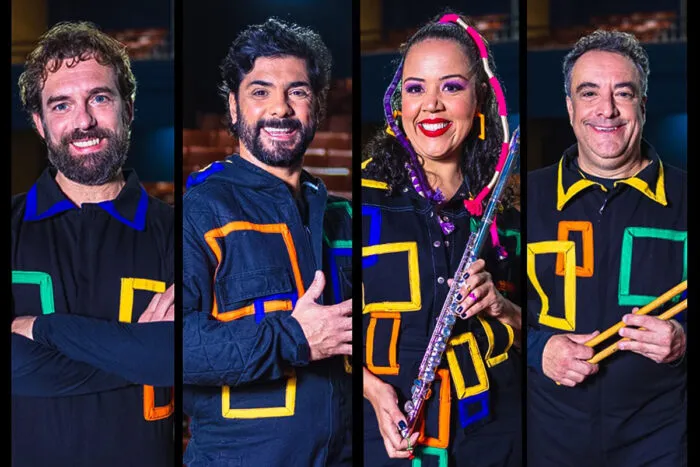 Banda Trupicada se apresenta na Matinê de Domingo do Mercado Cultural AICE 2 trupicada show mercado aice