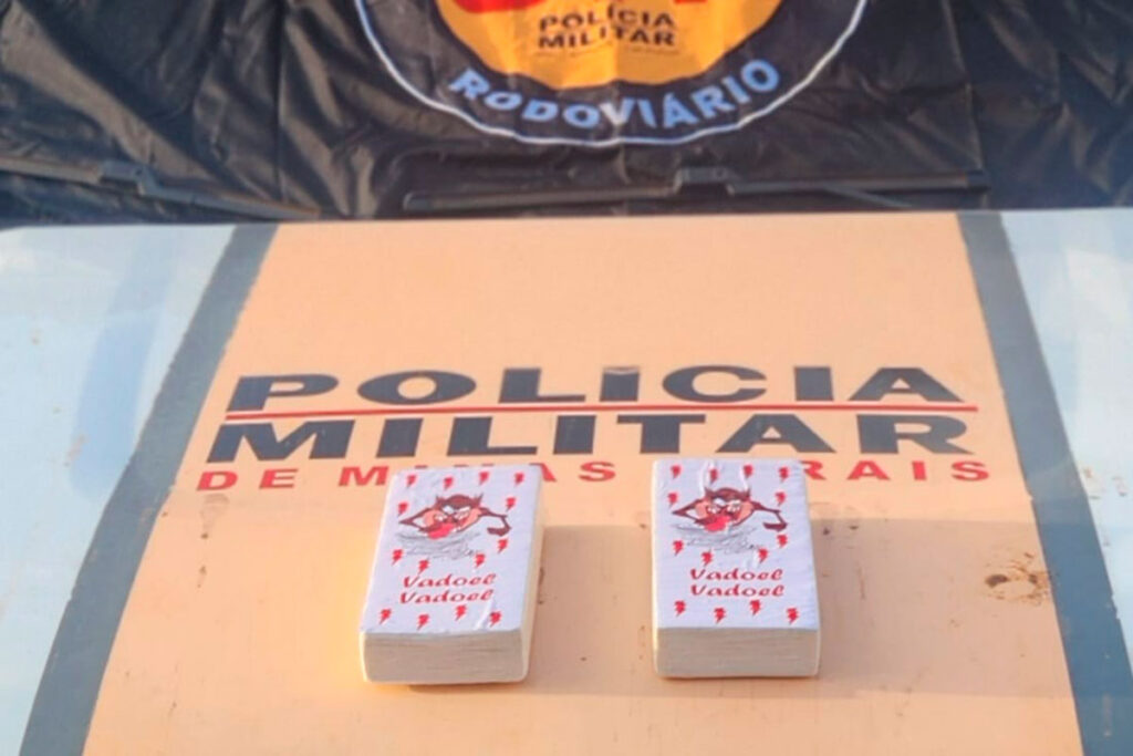 Droga é apreendida pela PM em ônibus que saiu de Juiz de Fora na BR 040