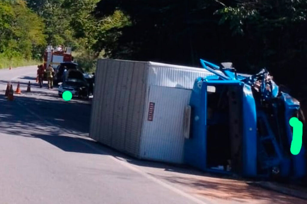 Idosa de 77 anos morre em acidente na BR-356