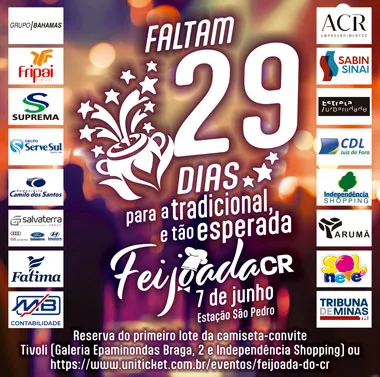 Feijoada CR 2025 29 dias 25x127 090525 SEXTA FEIRA
