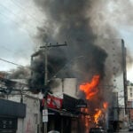 Bombeiros combatem incêndio em restaurante no Alto do Passos 3 Bombeiros combatem incêndio em restaurante no Alto do Passos
