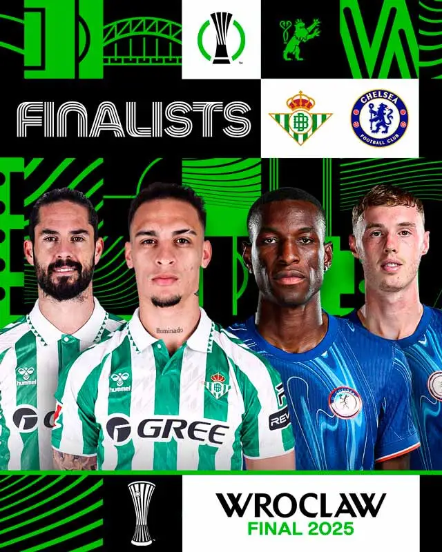 Betis x Chelsea: onde assistir, horário e prováveis escalações da final da Conference League 1 betis x chelsea