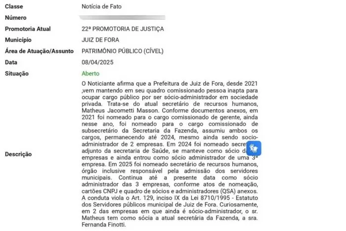 Mais dois secretários da Prefeitura são denunciados por participação em empresas 9 denuncia